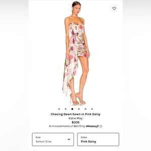 Katie May Chasing Dawn Gown in Pink Daisy